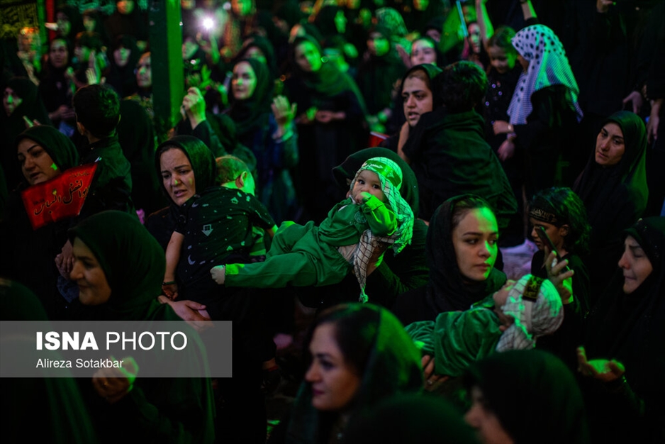 عزاداری هفتمین روز محرم در تکیه تجریش