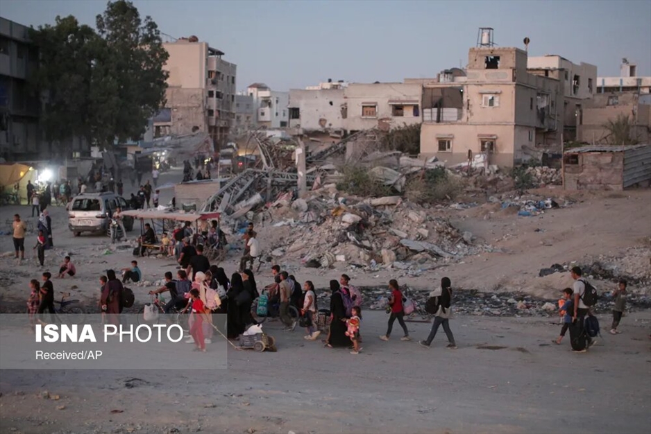 بمباران منطقه امن در غزه