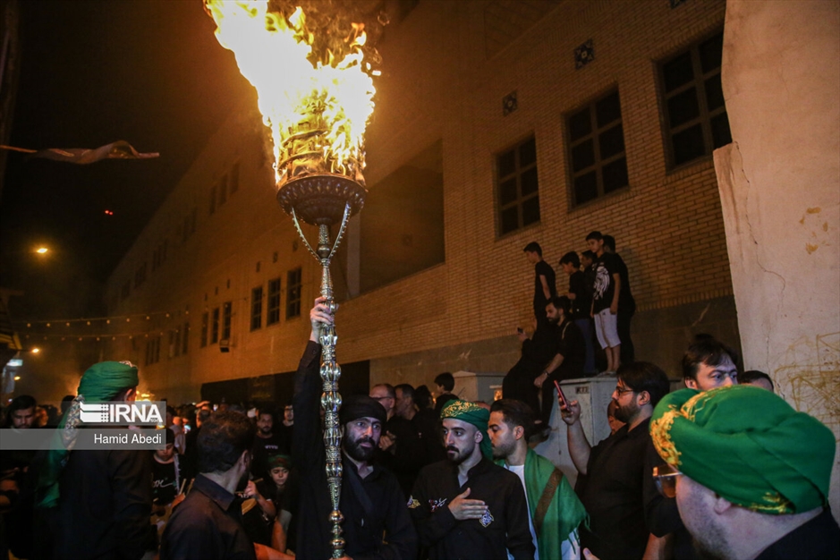 مشعل گردانی نجفی‌های مقیم قم