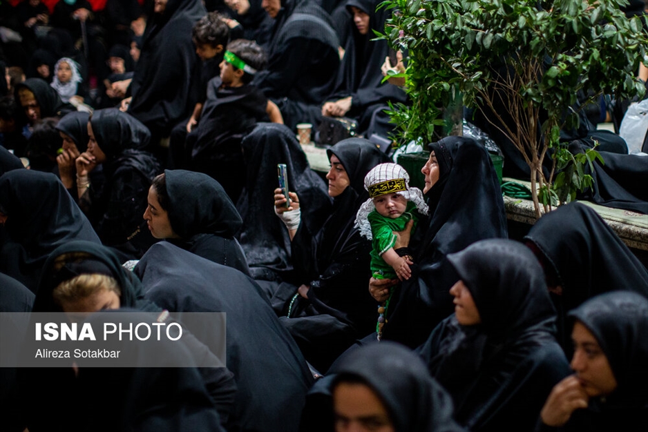 عزاداری هفتمین روز محرم در تکیه تجریش