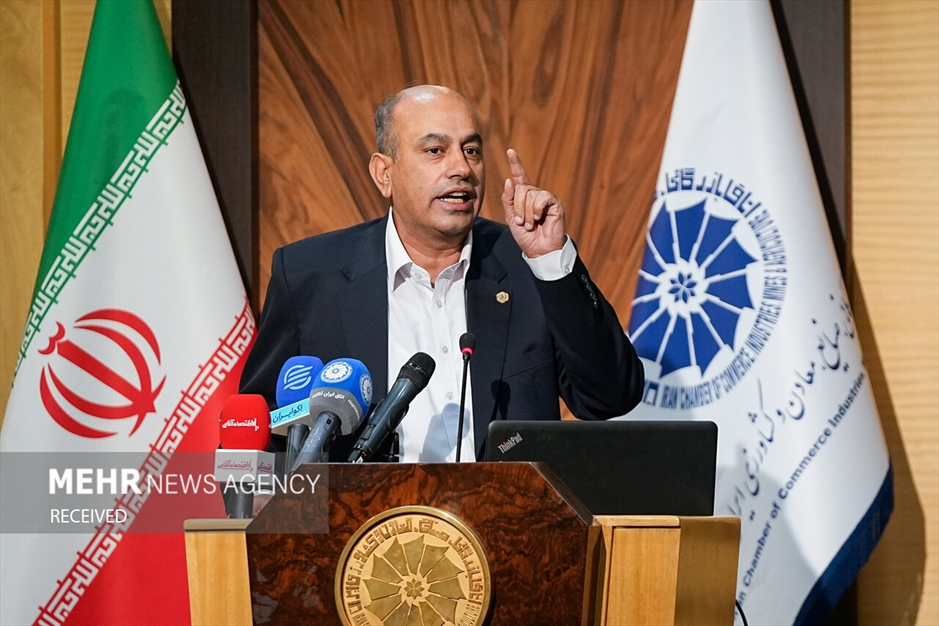 حضور محمدباقر قالیباف در اتاق بازرگانی ایران