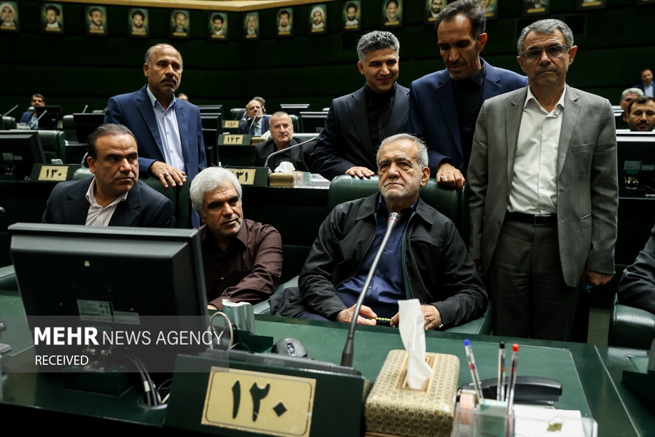 حضور رئیس جمهور منتخب در جلسه علنی مجلس