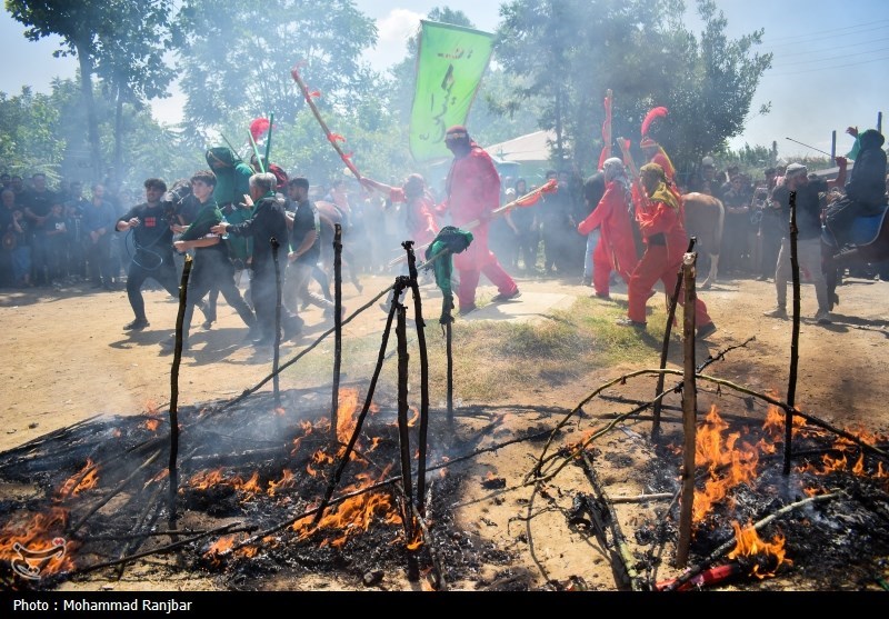 آیین سنتی تعزیه عاشورا در ضیابر - گیلان