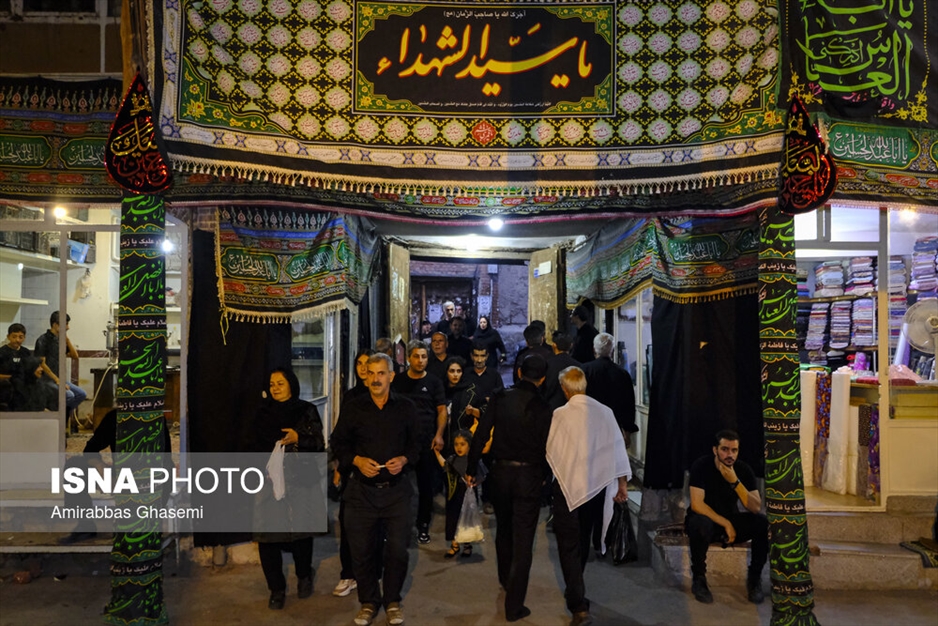 آیین عاشورایی شمع پایلاما در مراغه