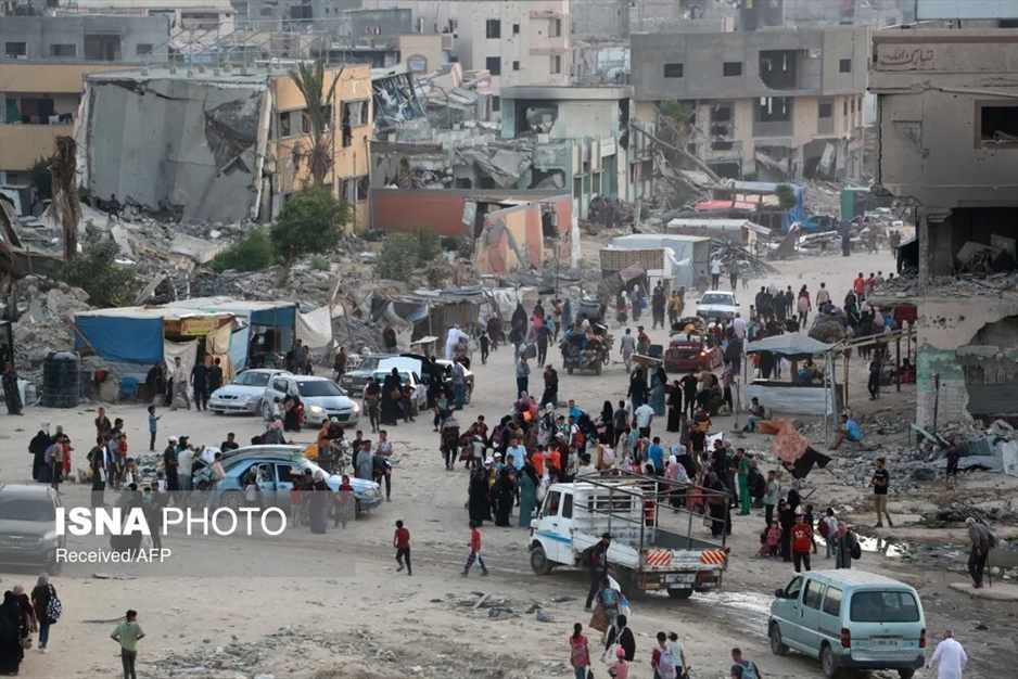 بمباران منطقه امن در غزه