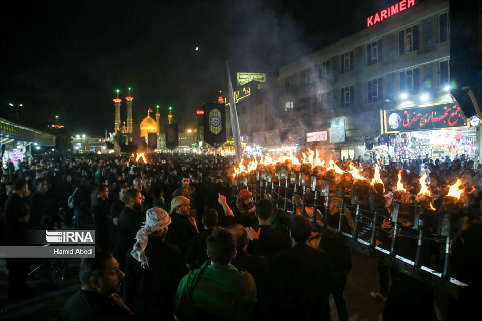 مشعل گردانی نجفی‌های مقیم قم