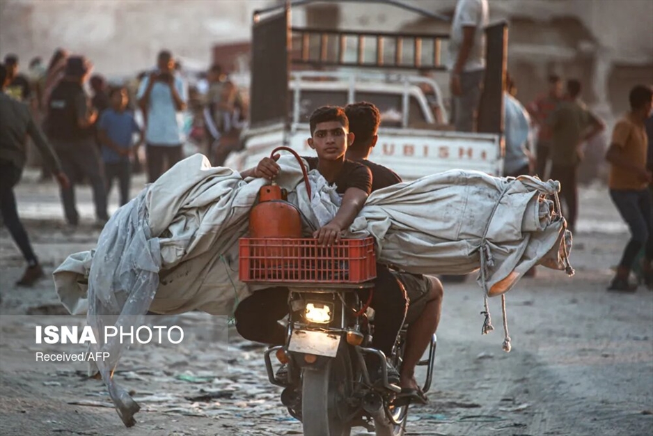 بمباران منطقه امن در غزه