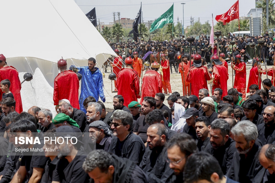 مراسم خیمه سوزان عاشورا در قم