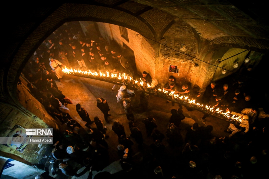 مشعل گردانی نجفی‌های مقیم قم