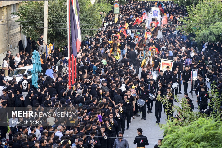 ورود نمادین کاروان امام حسین(ع) به کربلا