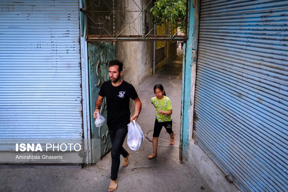 آیین عاشورایی شمع پایلاما در مراغه