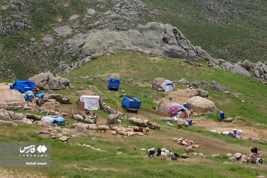 نغمه زیبای کوچ عشایر ایل «قره‌داغ» آذربایجان