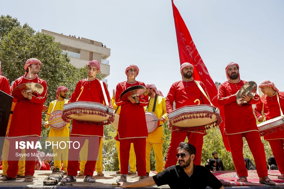 مراسم خیمه سوزان عاشورا در قم