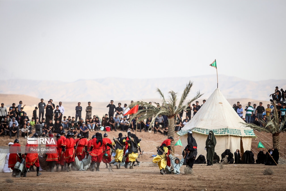 آیین تعزیه در روستای صحرا رود فسا ‎‎