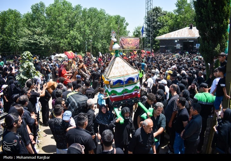 آیین سنتی تعزیه عاشورا در ضیابر - گیلان