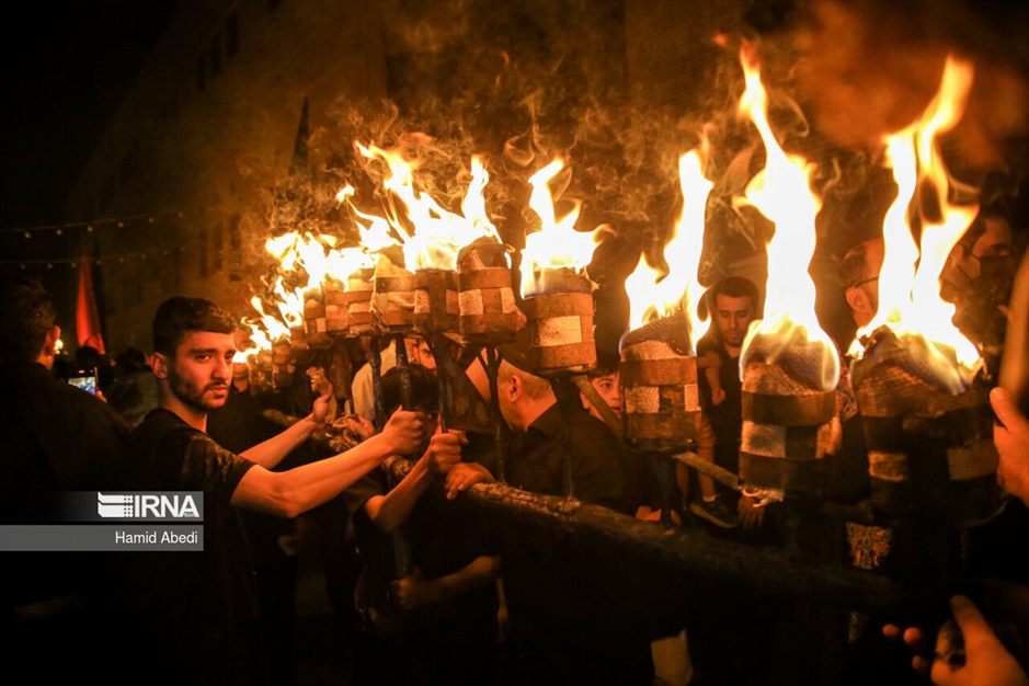 مشعل گردانی نجفی‌های مقیم قم