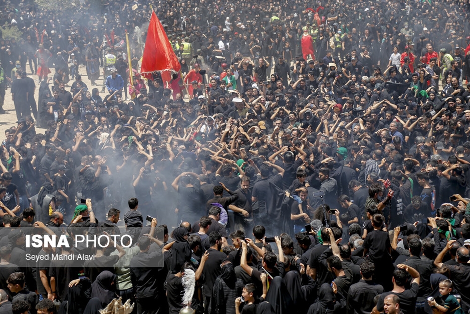 مراسم خیمه سوزان عاشورا در قم