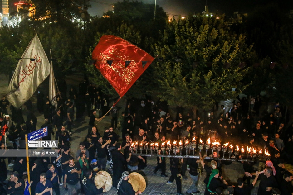 مشعل گردانی نجفی‌های مقیم قم