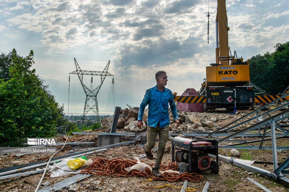 ابرپروژه خط انتقال برق شمال