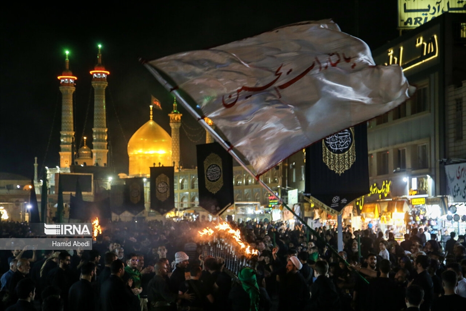 مشعل گردانی نجفی‌های مقیم قم