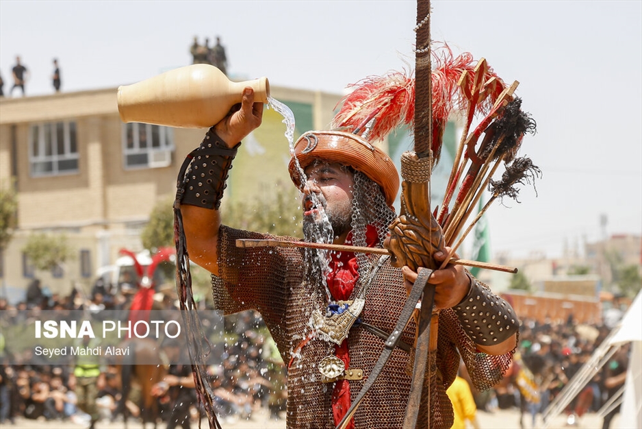 مراسم خیمه سوزان عاشورا در قم