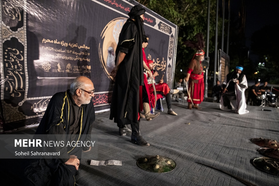 اجرای تعزیه در پهنه رودکی
