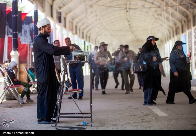 زایران اربعین حسینی در مرز خسروی