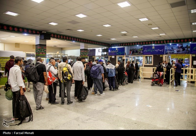 زایران اربعین حسینی در مرز خسروی