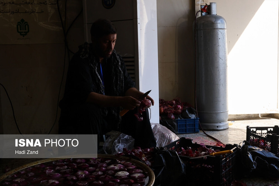 پخت و آماده سازی غذا در مرز چذابه