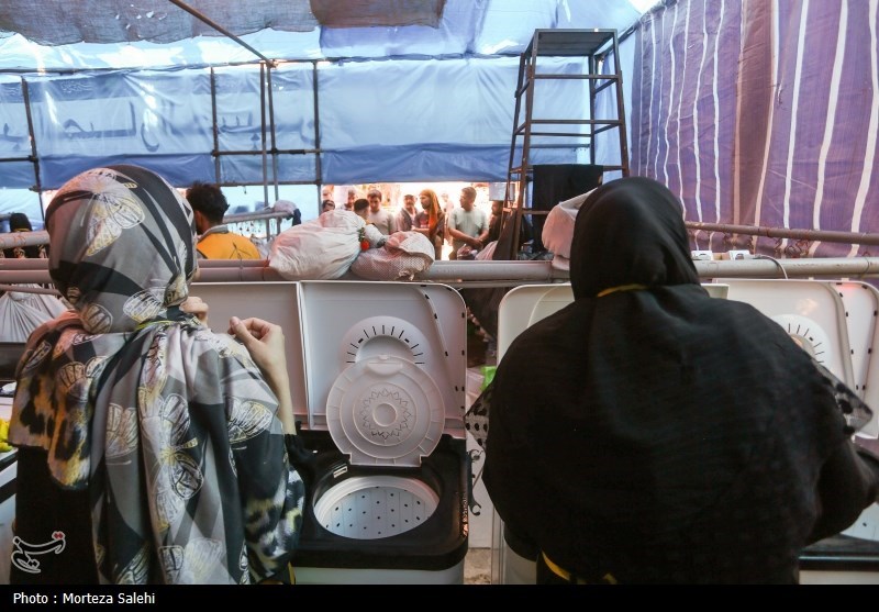 موکب شتشوی رایگان لباس زائرین اربعین حسینی - نجف اشرف