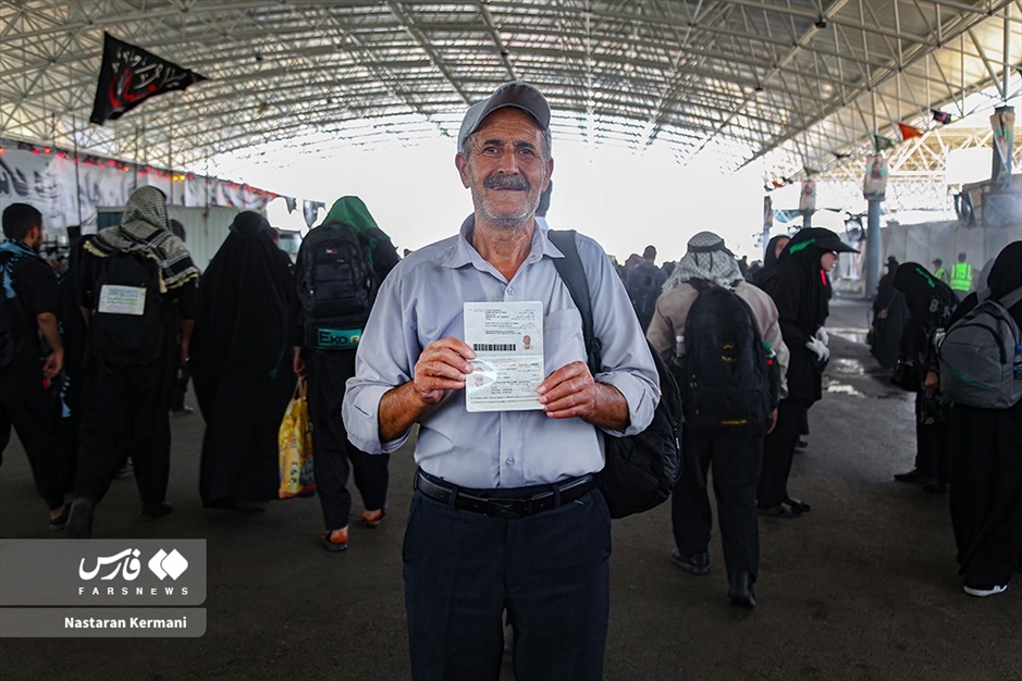 حضور زائران در «مرز مهران»