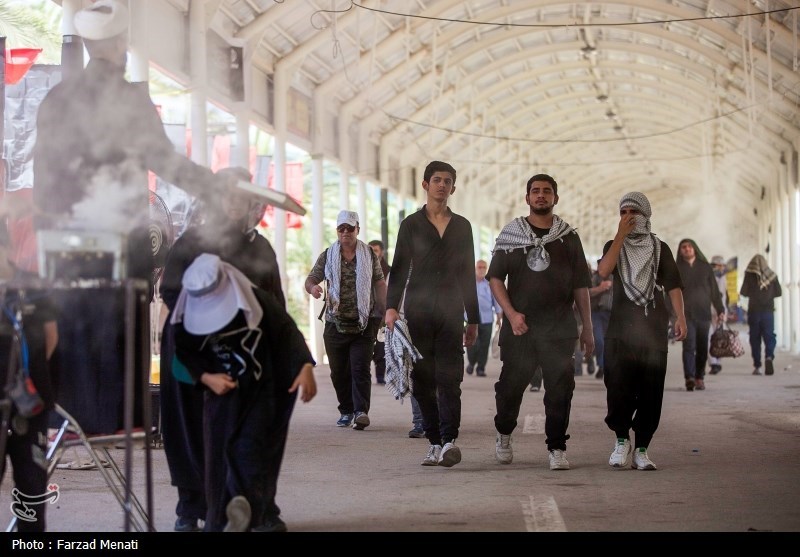 زایران اربعین حسینی در مرز خسروی