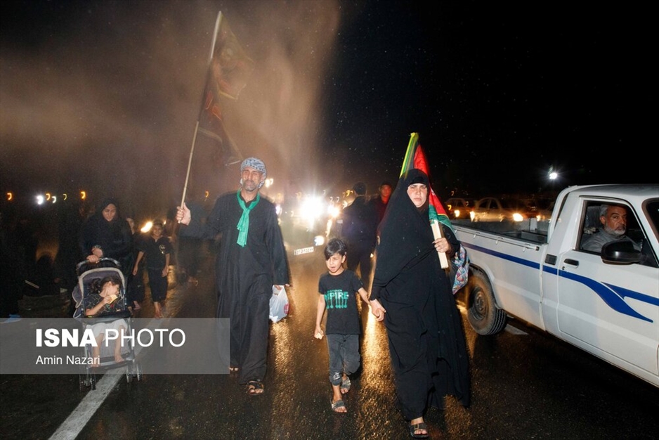 حرکت مشایه الحسین(ع) از شهرستان حمیدیه به کربلا