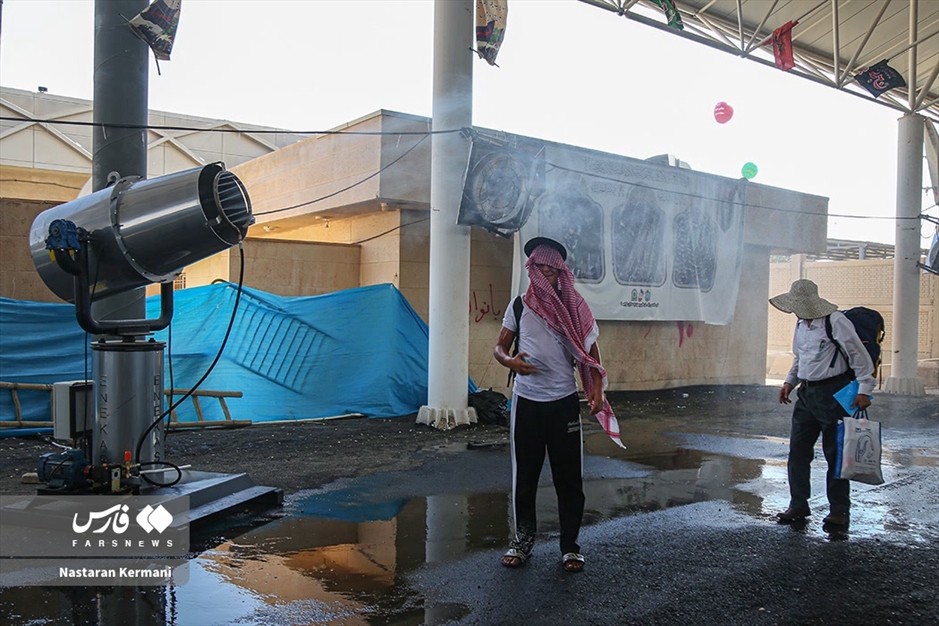 حضور زائران در «مرز مهران»