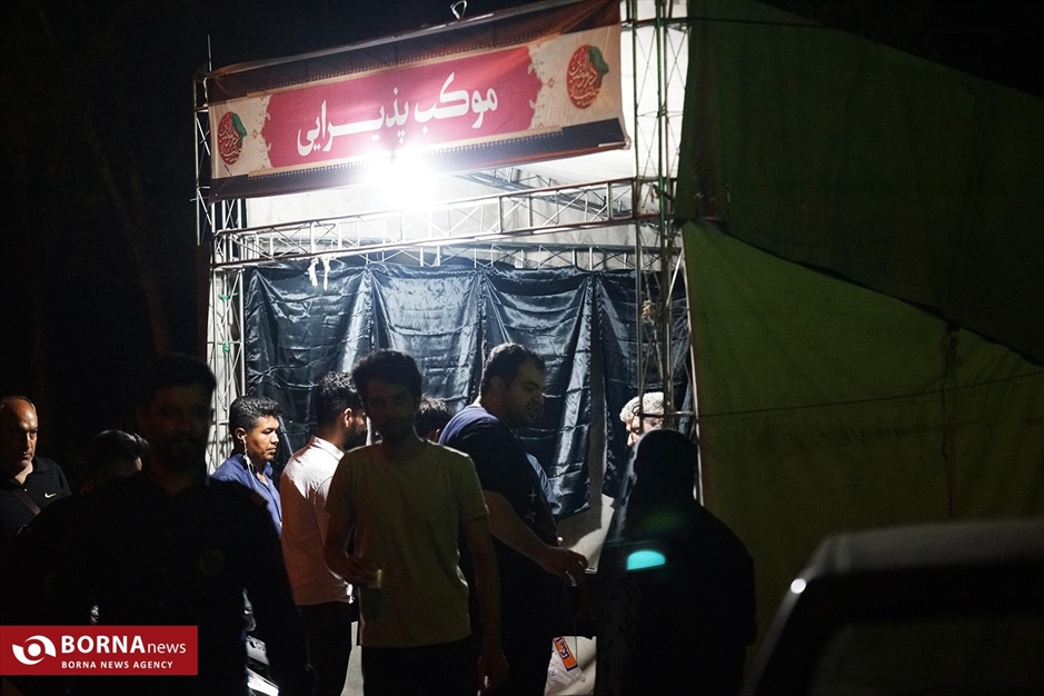 برپایی خیمه‌های عزاداری حسینی در منطقه ۱۴ تهران