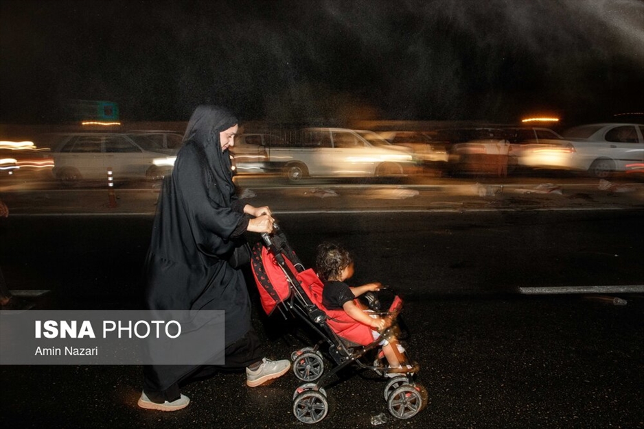 حرکت مشایه الحسین(ع) از شهرستان حمیدیه به کربلا