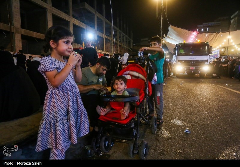 موکبهای پذیرایی از زائرین اربعین حسینی در شهر نجف