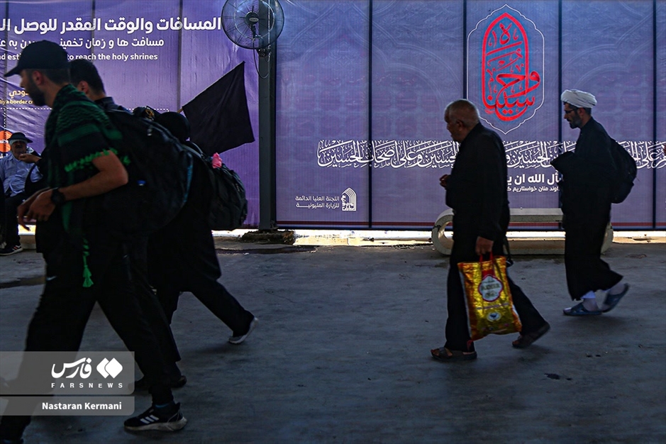 حضور زائران در «مرز مهران»