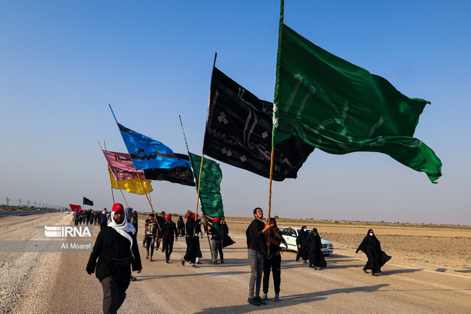 حرکت کاروان «عشاق الحسین» به سمت کربلای معلی
