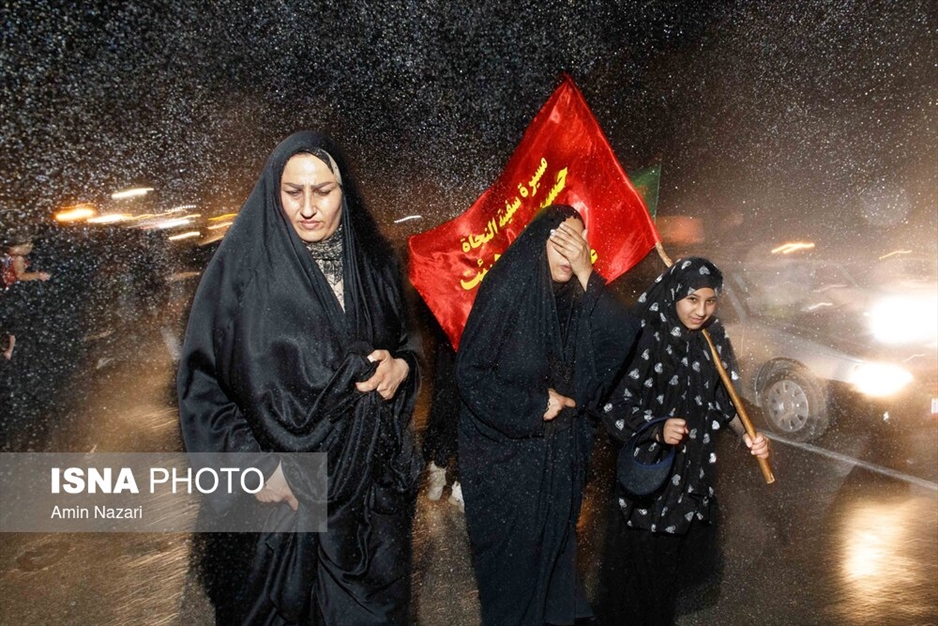 حرکت مشایه الحسین(ع) از شهرستان حمیدیه به کربلا