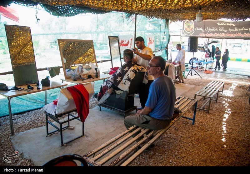 زایران اربعین حسینی در مرز خسروی