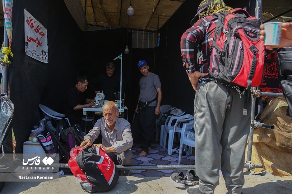 حضور زائران در «مرز مهران»