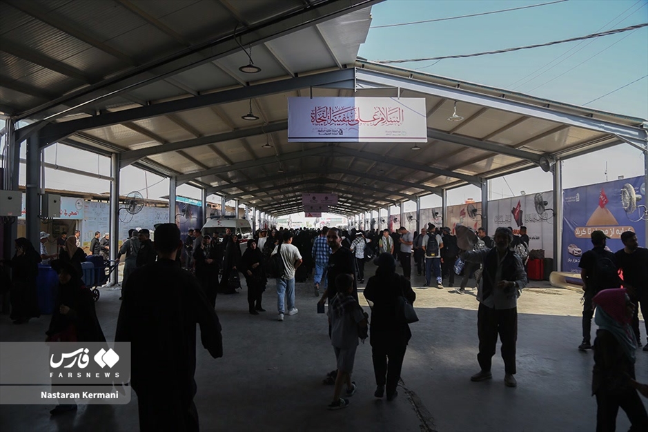 حضور زائران در «مرز مهران»