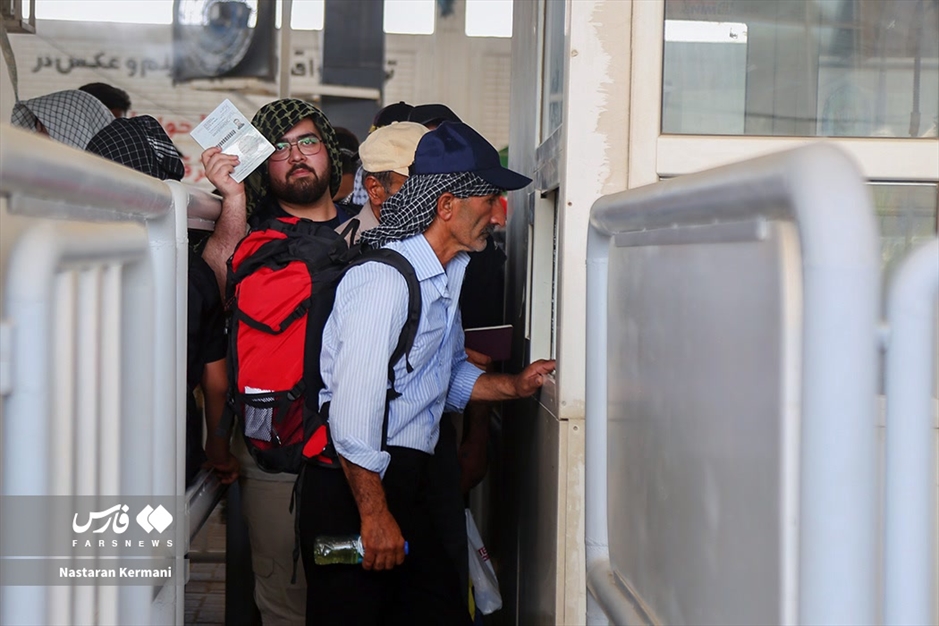 حضور زائران در «مرز مهران»