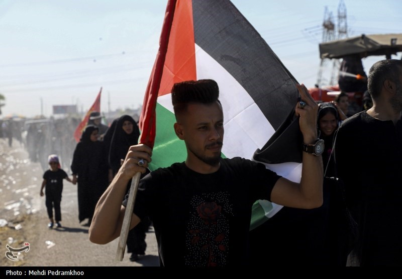 حرکت کاروان پیاده‌روی اربعین از ملاشیه‌ی اهواز