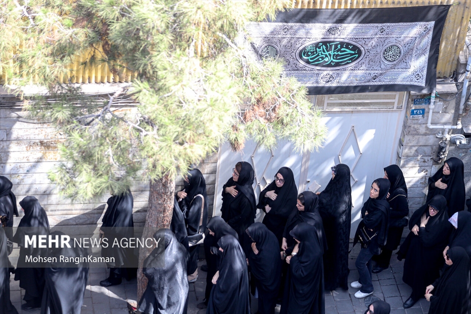 مراسم تشییع پیکر مطهر شهید میلاد بیدی