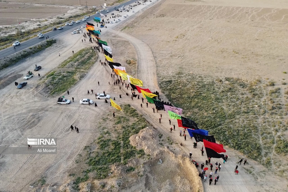 حرکت کاروان «عشاق الحسین» به سمت کربلای معلی