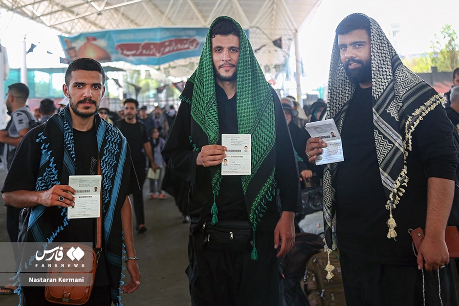 حضور زائران در «مرز مهران»