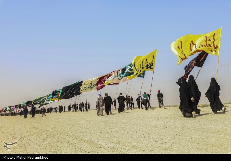کاروان پیاده‌روی اربعین عشاق الحسین رامشیر