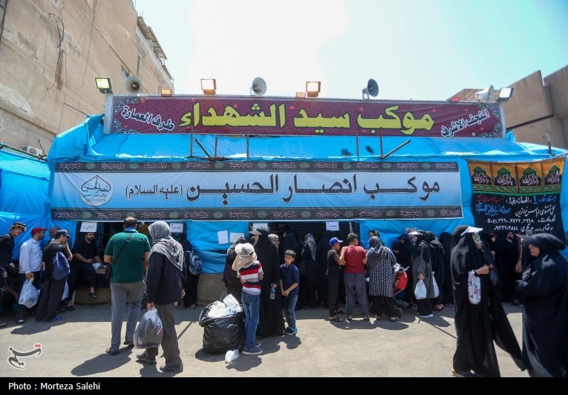 موکب شتشوی رایگان لباس زائرین اربعین حسینی - نجف اشرف